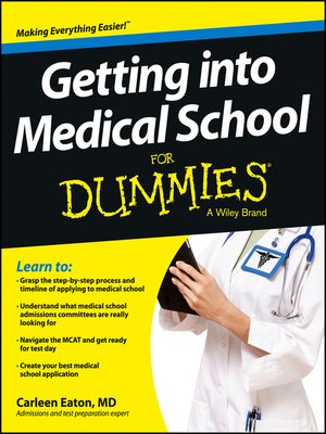 cover image of Getting into Medical School For Dummies